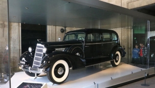 Atatürk'ün otomobili Anıtkabir'de ziyarete açıldı