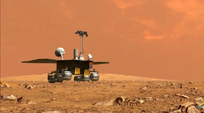 Çin gezgini, Mars'ta su kalıntıları keşfetti