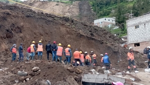 Ekvador'da heyelan: Can kaybı 33'e yükseldi