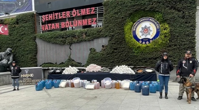 İstanbul'da 1,2 ton uyuşturucu ele geçirildi