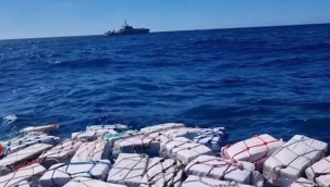 İtalya açıklarında 850 kilogram kokain ele geçirildi