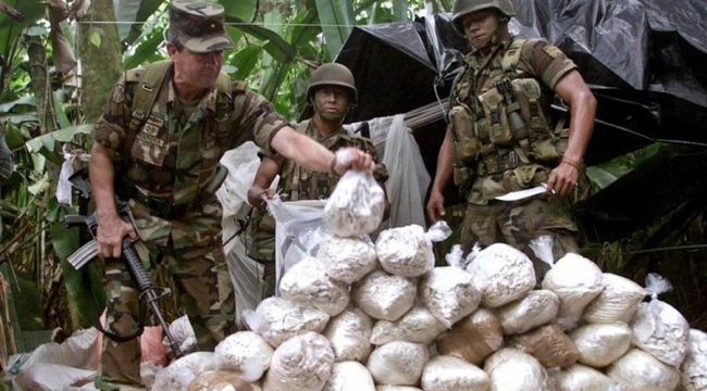 Kolombiya'da bu yıl 95 ton kokain ele geçirildi