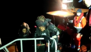 Maden Adası'na sığınan 38 kaçak kurtarıldı