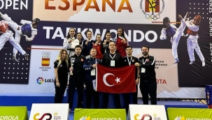 Millî tekvandocular İspanya'da 5 madalya kazandı