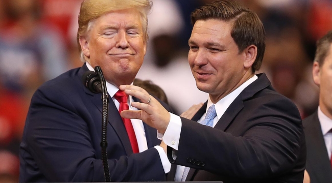 Trump, DeSantis'i aday olmaması için uyardı