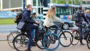 Belçika'da işe bisikletle gidenler para alacak