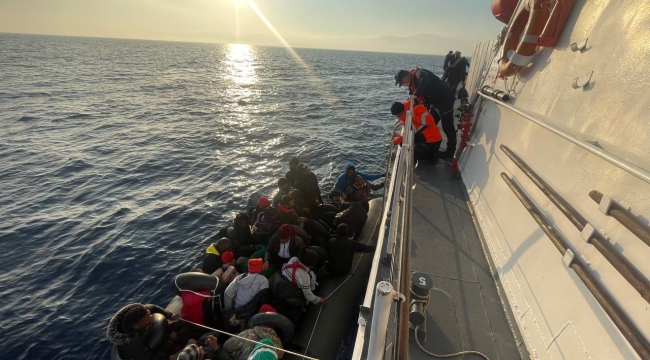 Çanakkale açıklarında Suriyeli 38 kaçak kurtarıldı