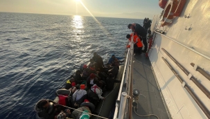 Çanakkale açıklarında Suriyeli 38 kaçak kurtarıldı