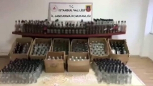 İstanbul'da 3,6 ton sahte içki ele geçirildi