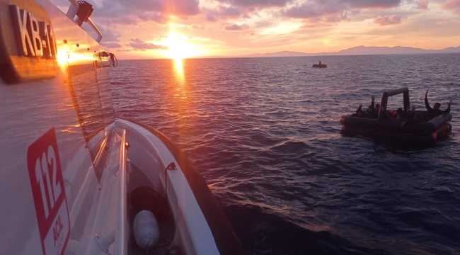 İzmir'in Urla ilçesinde 55 kaçak yakalandı