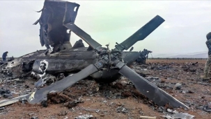 Kırım'da Rus askeri helikopteri düştü: 2 can kaybı