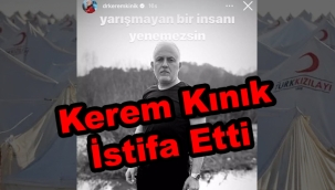 Kızılay Başkanı Kerem Kınık istifa etti