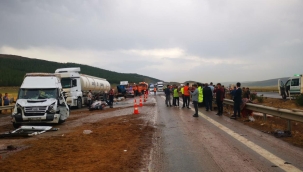 TAG Otoyolu'nda zincirleme kaza: 2 can kaybı
