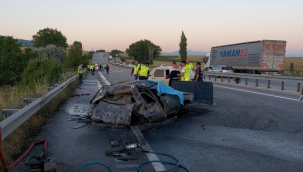 Amasya'da kaza, otomobil yandı: 3 kişi vefat etti