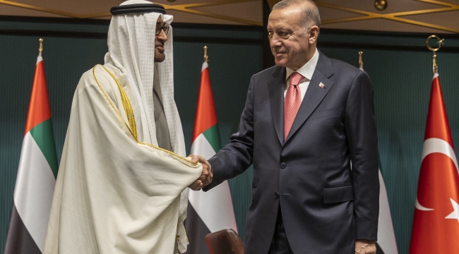 Erdoğan, BAE Devlet Başkanı ile görüştü