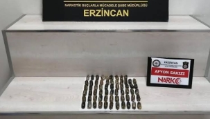 Erzincan'da, kaçağın midesinden uyuşturucu çıktı