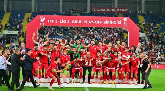 Karaman Futbol Kulübü TFF 2. Lig'e çıktı