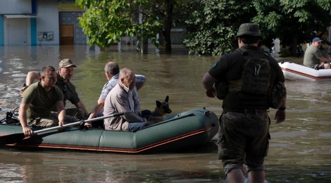 Herson bölgesinde selin yoğunluğu azalıyor
