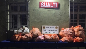 Van sınır hattında 340,5 kg uyuşturucu ele geçirildi