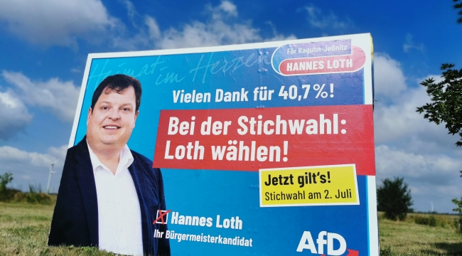 Almanya'da fasişt AfD ilk belediyesini kazandı