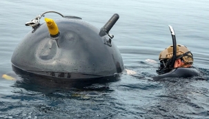 Bozcaada açıklarında tarihi mayın bulundu