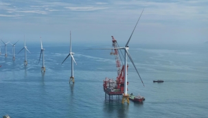 Çin'de dünyanın en büyük rüzgar türbini devrede