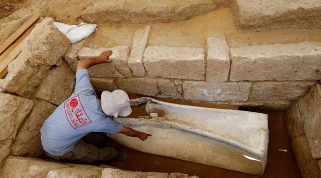 Gazze'de 2 bin yıllık Roma mezarlığı bulundu
