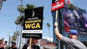 Hollywood'da oyuncu - yazar grevi: Çekimler durdu