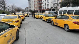 İstanbul'da taksiciler yine uslu durmuyor