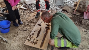 Norveç'te bir Viking savaşçısının eşyaları bulundu