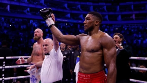 Anthony Joshua, Robert Helenius'u nakavt etti