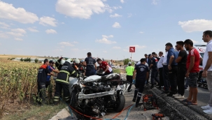 Edirne'de trafik kazası: 1 can kaybı