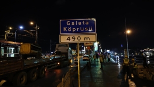 Galata Köprüsü, 40 gün bakım çalışmasında