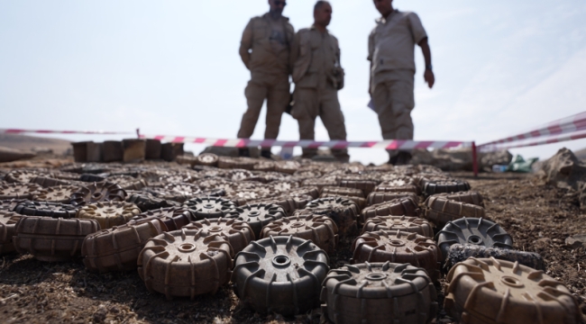 Irak'ta 313 mayın kontrollü bir şekilde imha edildi