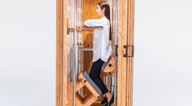 Japonya'da dikey uyku kapsülü geliştirildi