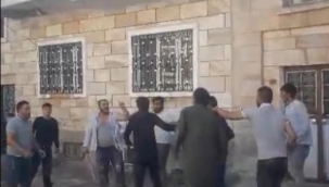 Nevşehir'de kaçak Araplardan taşlı sopalı kavga