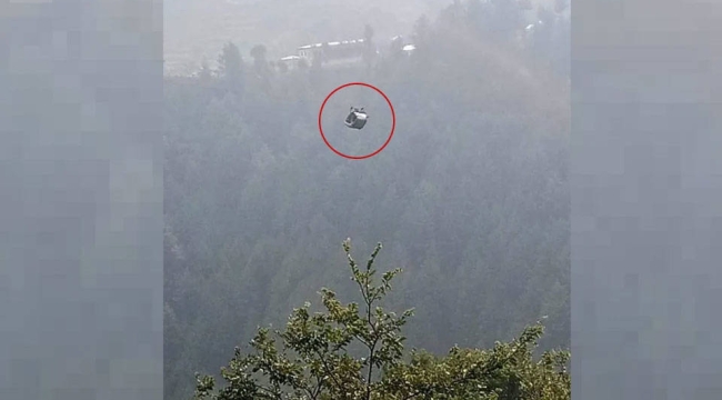 Pakistan'da teleferikte kalan 8 kişi kurtarıldı