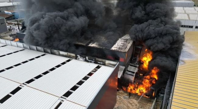 Tekirdağ'da kimya fabrikasında yangın