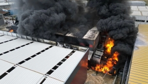 Tekirdağ'da kimya fabrikasında yangın
