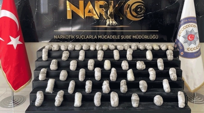 Van'da kaçak İranlı 31 kg uyuşturucuyla yakalandı