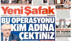 "Yeni Şafak'tan şaşırtmayan ikiyüzlülük"