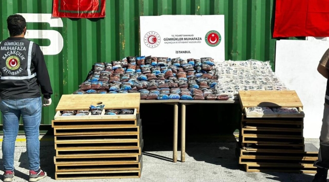 Ambarlı Limanı'nda uyuşturucu operasyonu