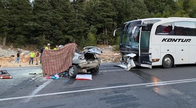 Antalya'da trafik kazası: 1 can kaybı