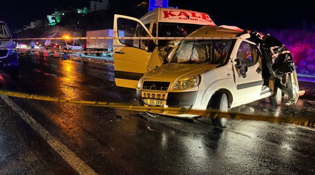 Denizli'de trafik kazası: 4 can kaybı