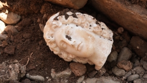 Düzce'de 18 asırlık Büyük İskender büstü bulundu