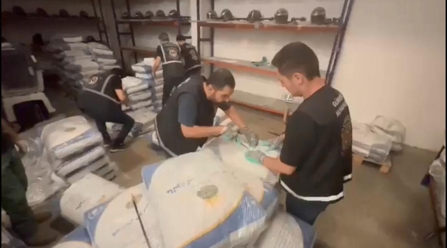 Hakkari Yüksekova'da 153 kg eroin ele geçirildi