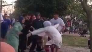 İstanbul'da Arap kaçaklar salıncak kavgası çıkardı