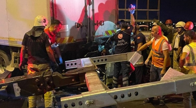 İstanbul TEM Otoyolu'nda kaza: 4 can kaybı