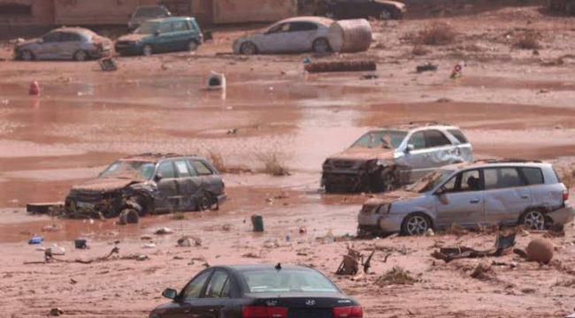 Libya'da sel felaketinde can kaybı: 11 bin 300