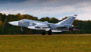 Rusya'da Su-24 uçağı eğitim uçuşunda düştü 